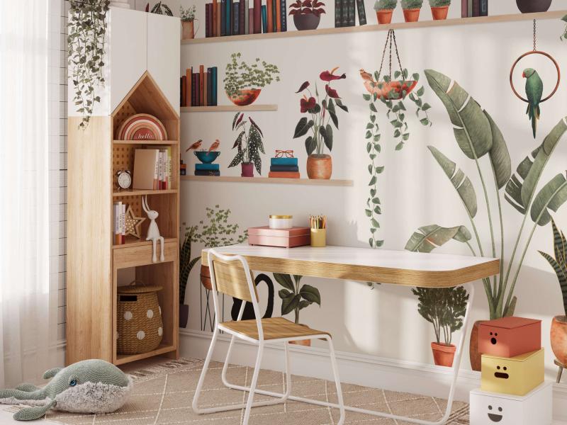 Plantes, pots et animaux