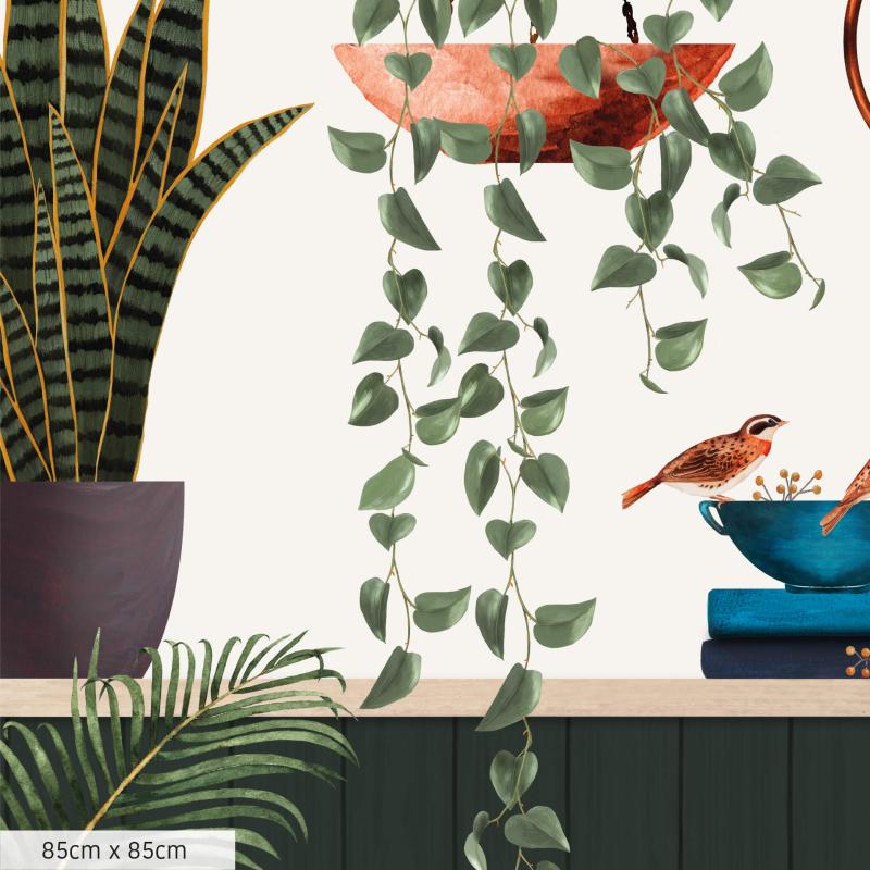 Plantes, pots et bouquins